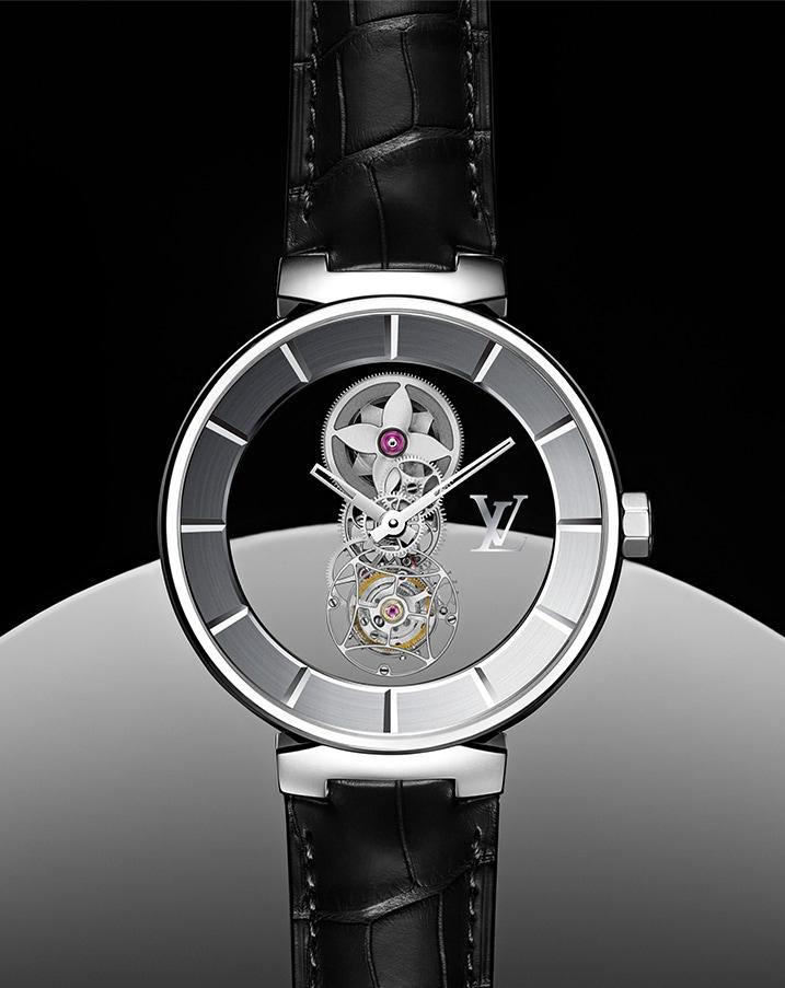 Watch face of Tambour Moon Mystérieuse