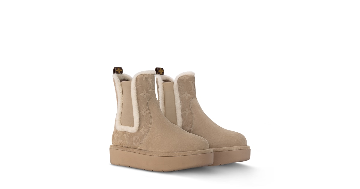 Garnet Furniture Louis Vuitton Snowdrop Flat Ankle Boot Louis