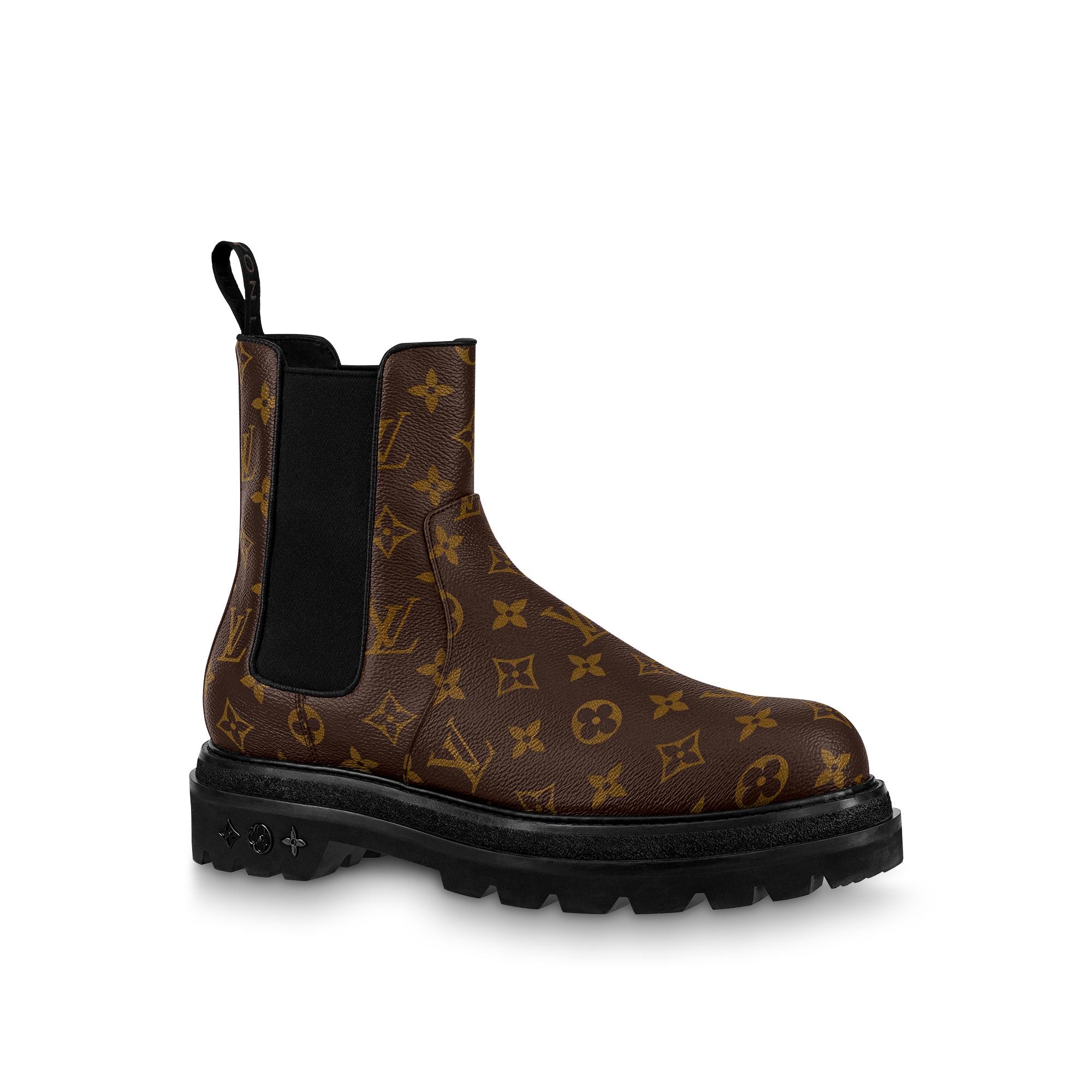 lv black ice chelsea boot