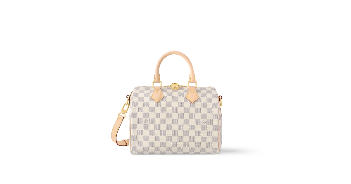 Speedy Bandoulière 25 Damier Azur Women Handbags LOUIS VUITTON ®
