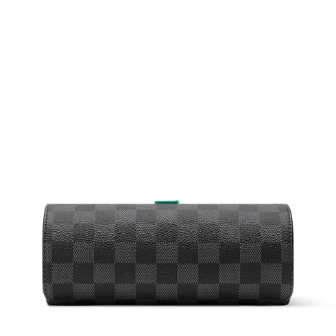 Damier Graphite Canvas Travel Travel Accessories 3 Watch Case | Louis Vuitton ® (Product zoom)