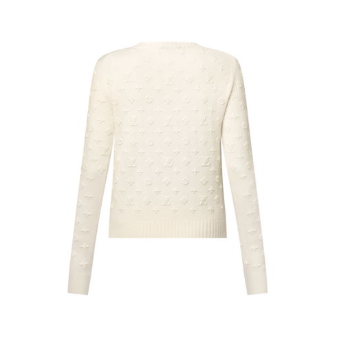 Ready-to-Wear Knitwear 3D Monogram Knit Pullover | Louis Vuitton ® (Product zoom)
