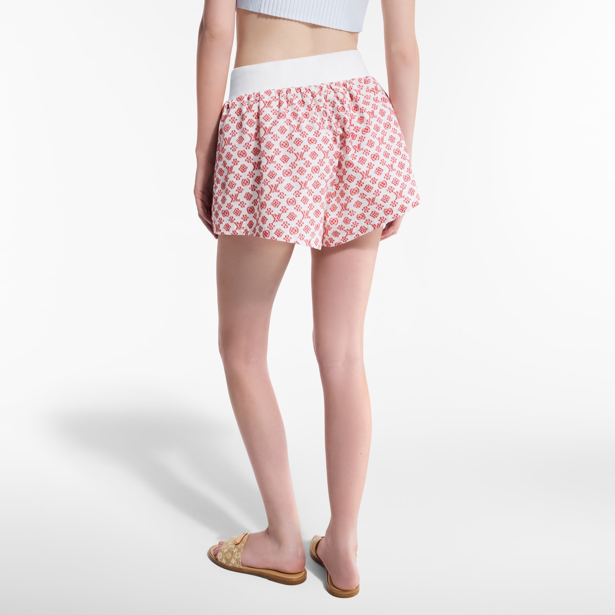  Ready-to-Wear Skirts and Shorts 3D Monogram Mini Shorts  | Louis Vuitton ® (Product zoom)