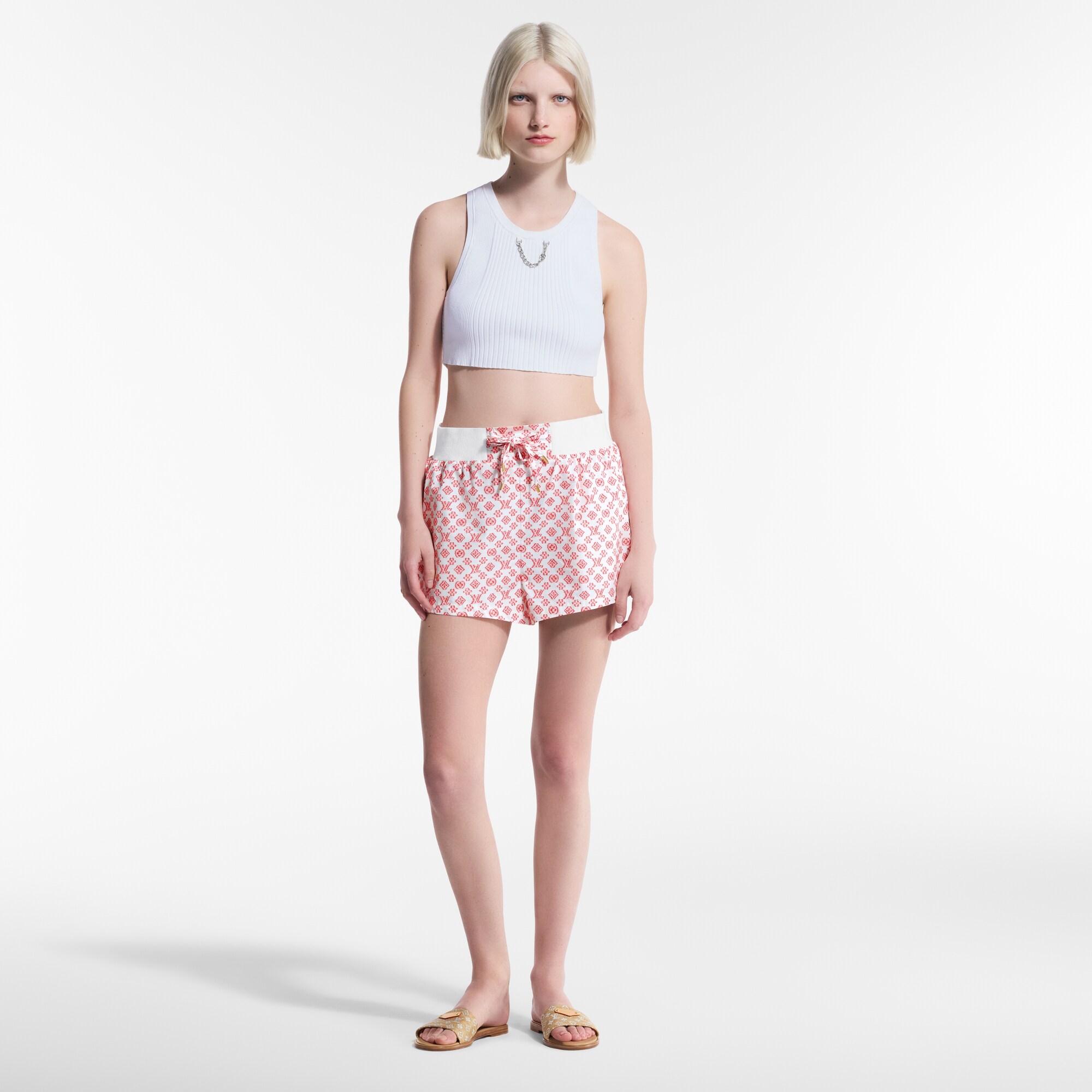  Ready-to-Wear Skirts and Shorts 3D Monogram Mini Shorts  | Louis Vuitton ® (Product zoom)