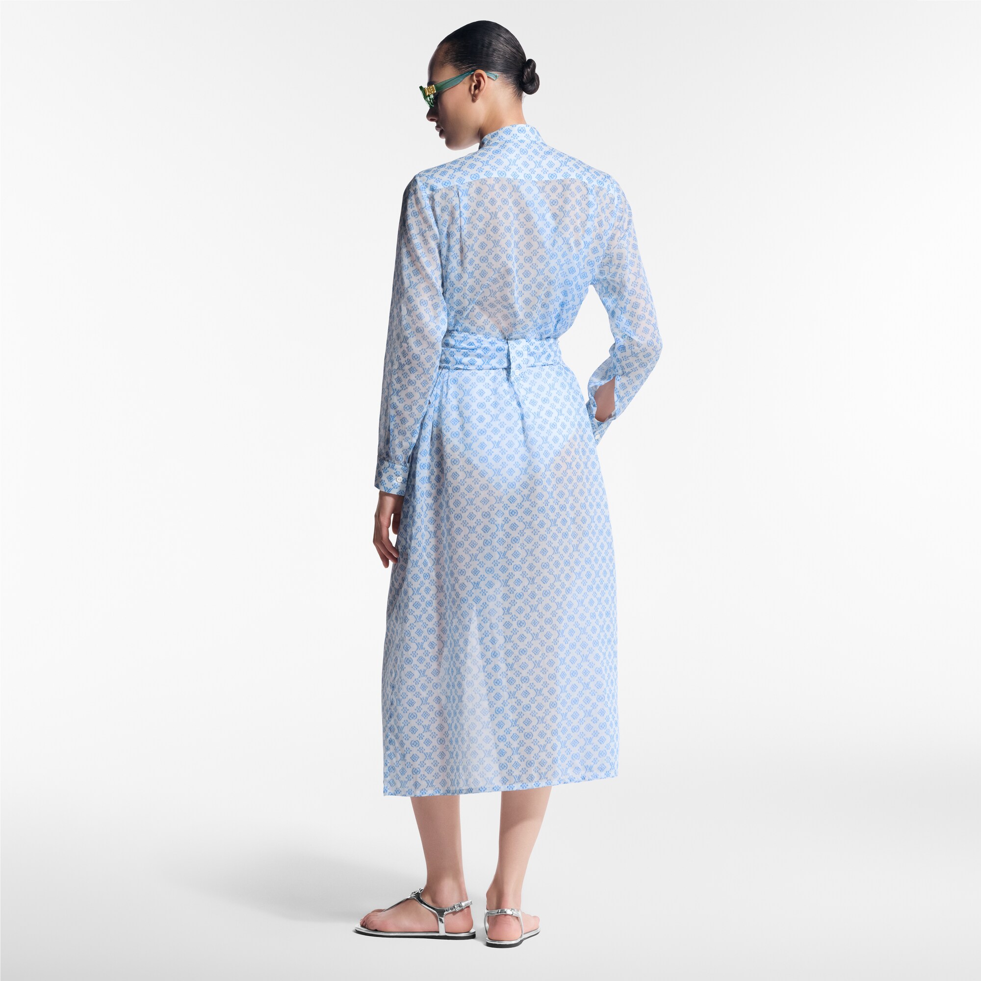  Ready-to-Wear Dresses 3D Monogram Shirt Dress  | Louis Vuitton ® (Product zoom)