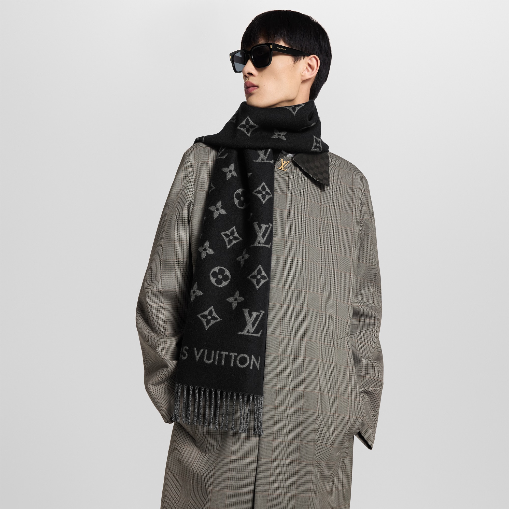 S00 Accessories Scarves All About Monogram Scarf | Louis Vuitton ® (Product zoom)