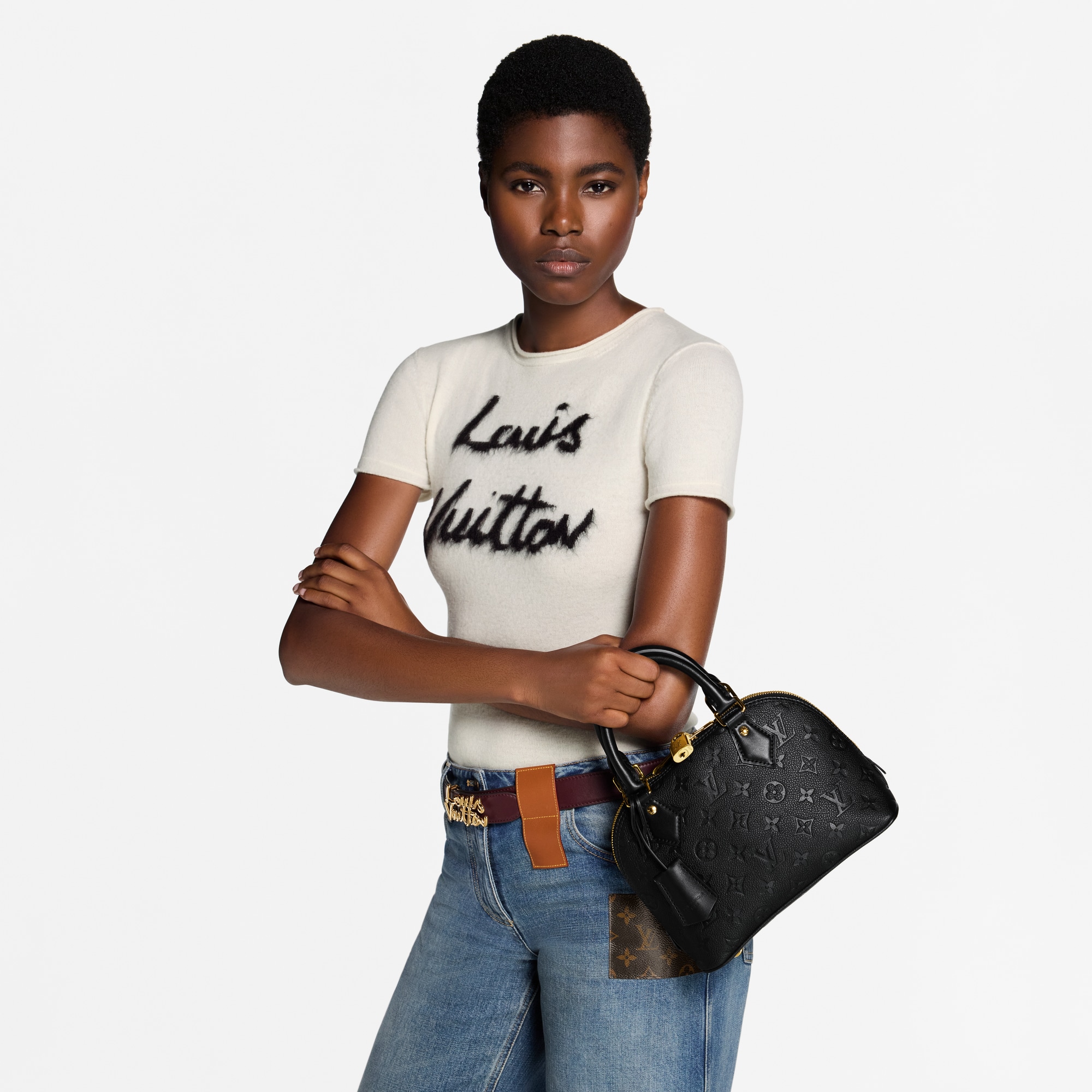 Cuir Monogram Empreinte Sacs Femme Sacs Iconiques Alma BB | Louis Vuitton ® (Zoom produit)