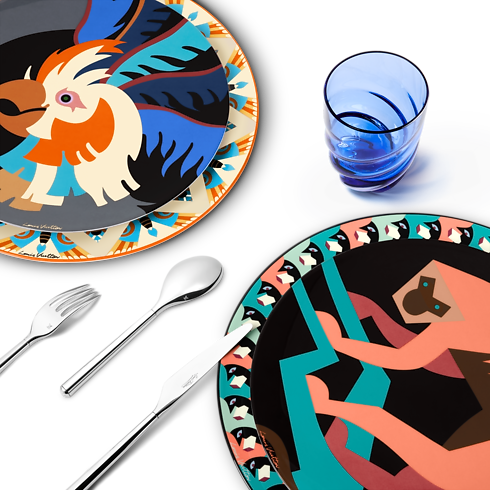 Maison et Art de la Table Art de le Table Assiette à dîner Animali Fantastici Monkey | Louis Vuitton ® (Zoom produit)