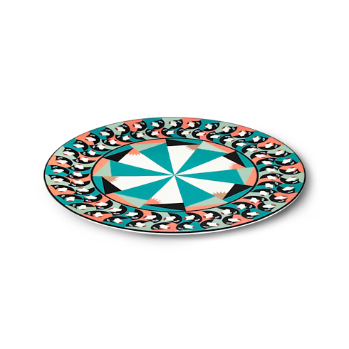 Maison et Art de la Table Art de le Table Assiette de service Animali Fantastici Faces | Louis Vuitton ® (Zoom produit)