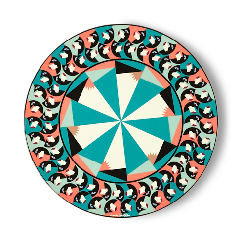 Maison et Art de la Table Art de le Table Assiette de service Animali Fantastici Faces | Louis Vuitton ® (Zoom produit)