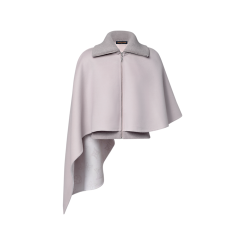 Ready-to-Wear Coats and Jackets Asymmetrical Mahina Cape Coat | Louis Vuitton ® (Product zoom)