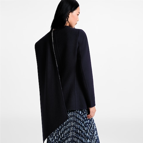 Ready-to-Wear Coats and Jackets Asymmetrical Scarf Jacket | Louis Vuitton ® (Product zoom)