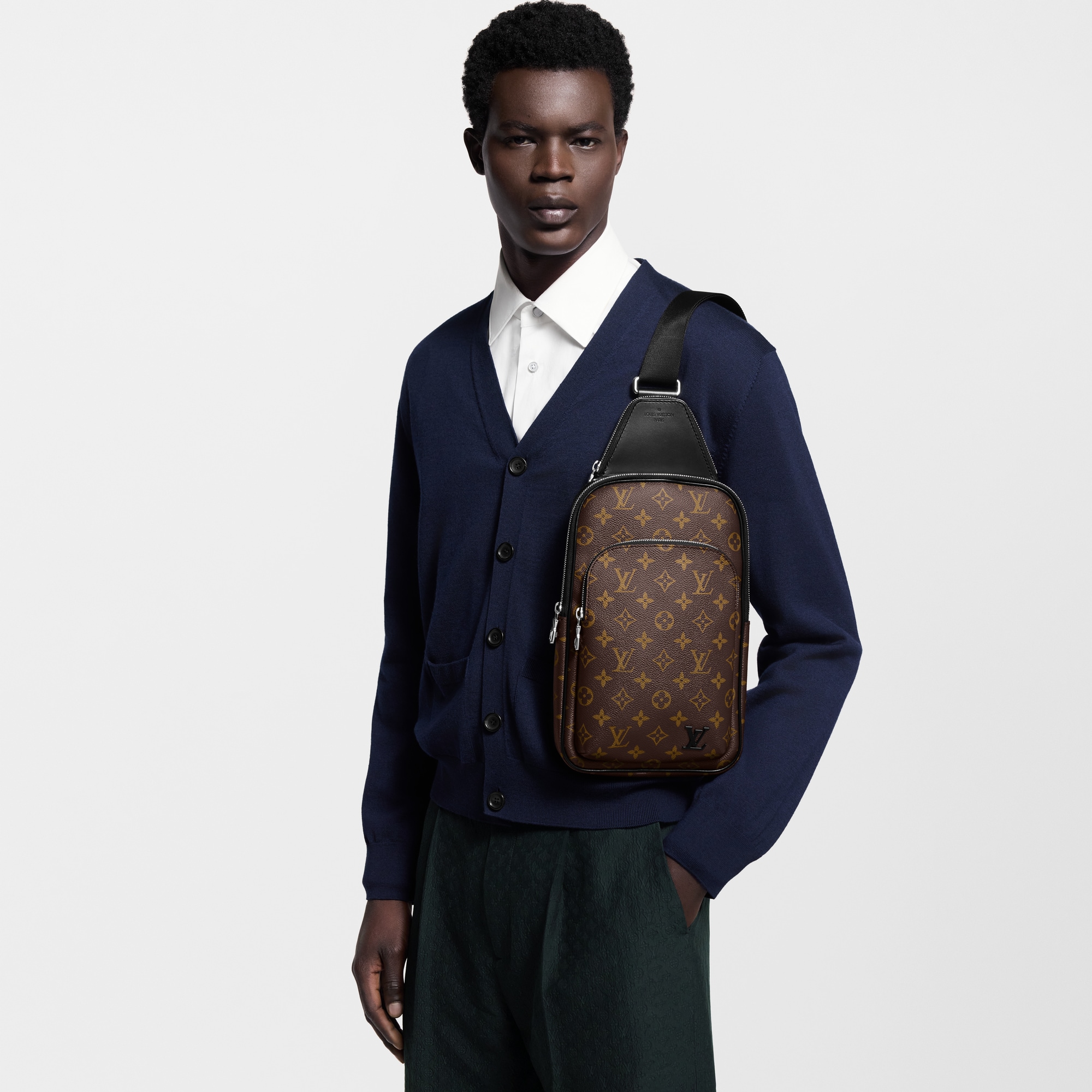 Monogram Macassar Canvas Bags All Collections Avenue Slingbag | Louis Vuitton ® (Product zoom)
