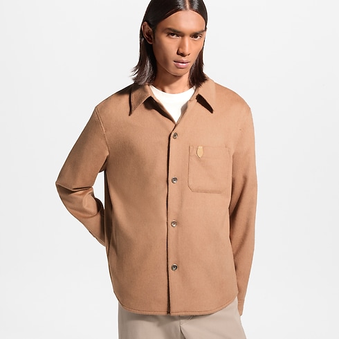 Ready-to-Wear All Ready-to-Wear Baby Camel Hair Overshirt | Louis Vuitton ® (Product zoom)