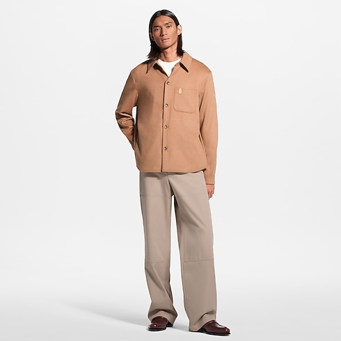 Ready-to-Wear All Ready-to-Wear Baby Camel Hair Overshirt | Louis Vuitton ® (Product zoom)