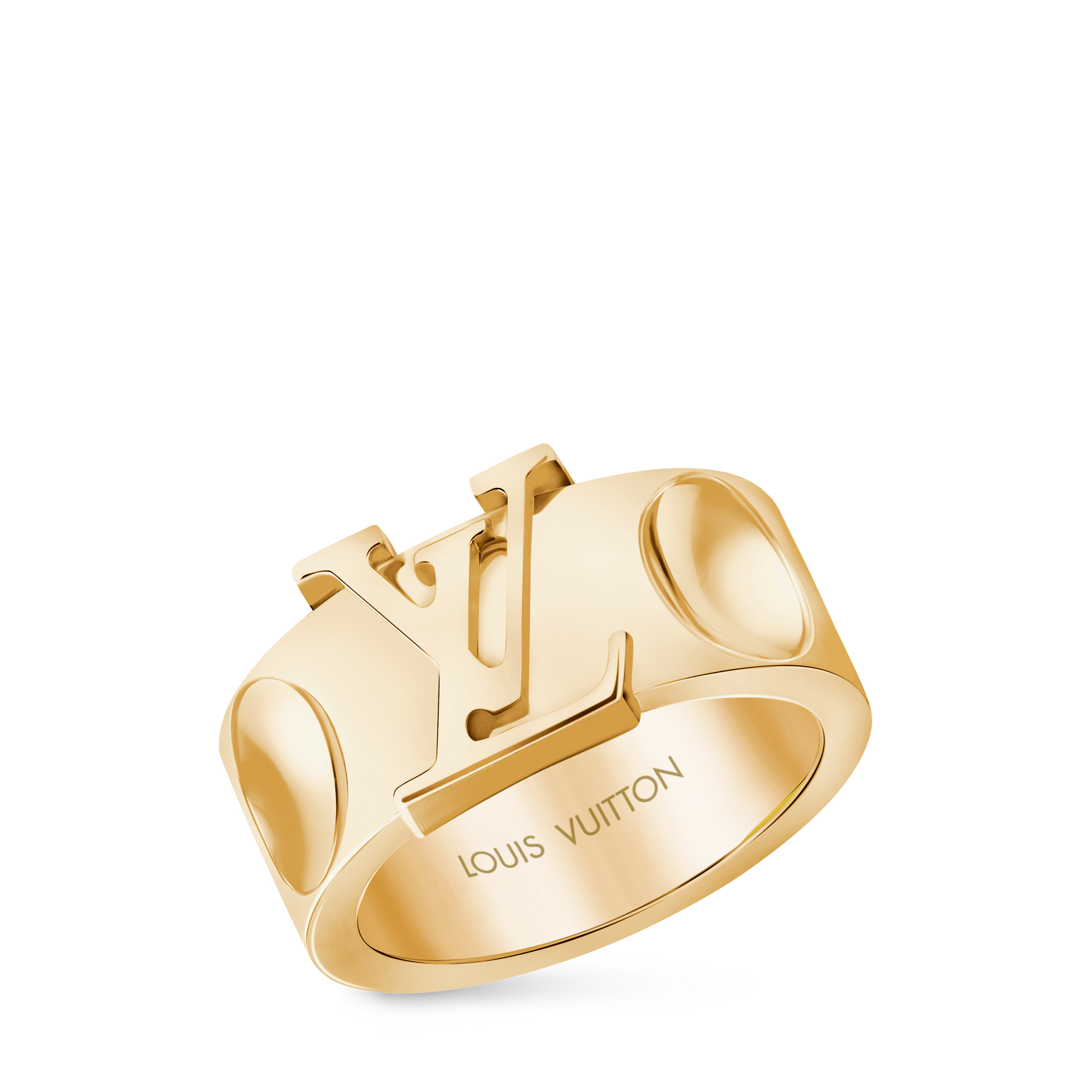  Catégories Toute la Joaillerie Bague Empreinte large, or jaune | Louis Vuitton ® (Zoom produit)