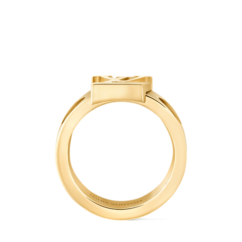 Catégories Toute la Joaillerie Bague Empreinte large, or jaune | Louis Vuitton ® (Zoom produit)