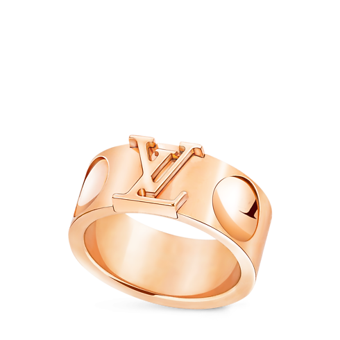 Catégories Toute la Joaillerie Bague Empreinte large, or rose | Louis Vuitton ® (Zoom produit)