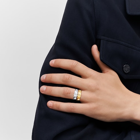 Discontinued Product Obs 12 Bague Empreinte, Or Jaune | Louis Vuitton ® (Zoom produit)