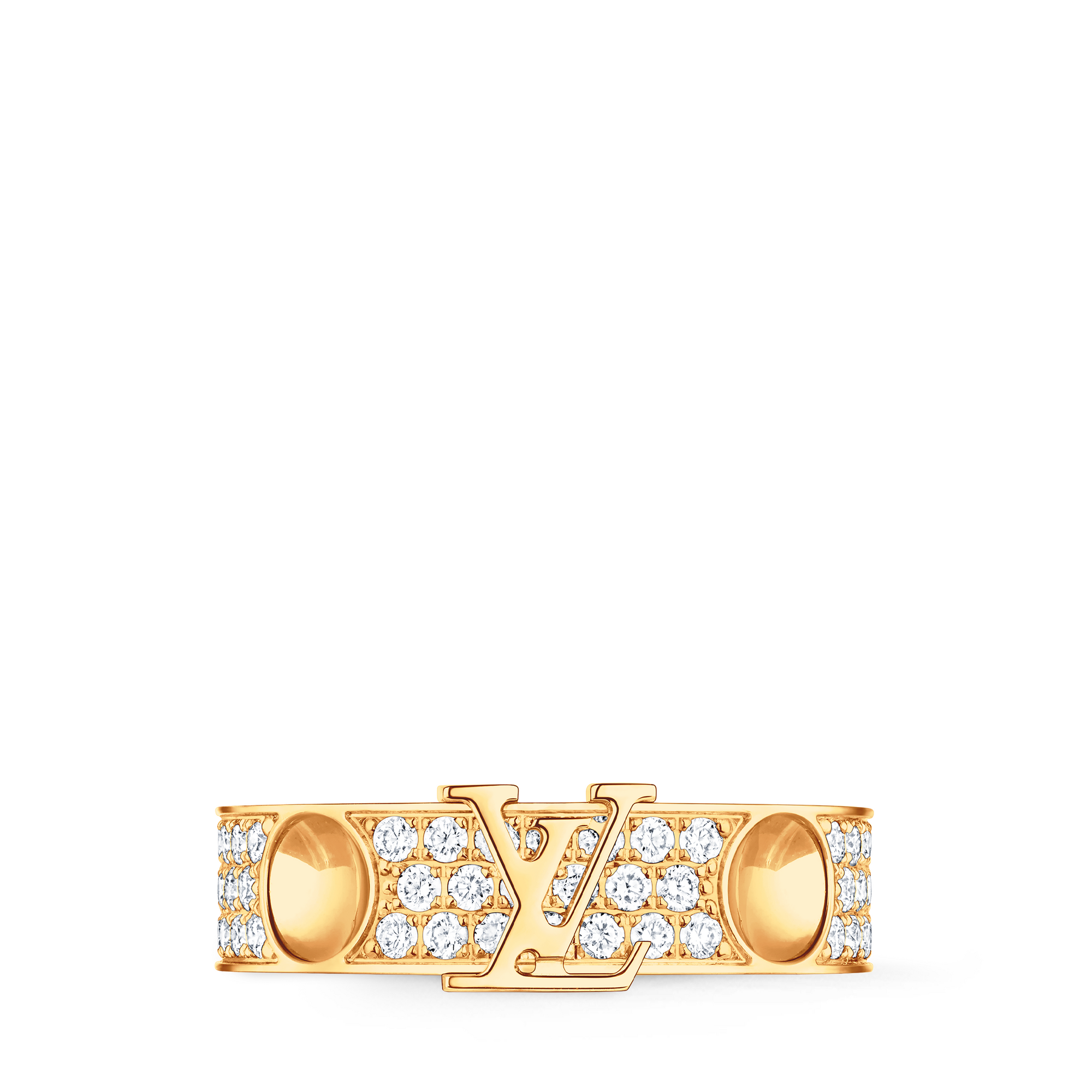  Catégories Toute la Joaillerie Bague Empreinte, or jaune et diamants | Louis Vuitton ® (Zoom produit)