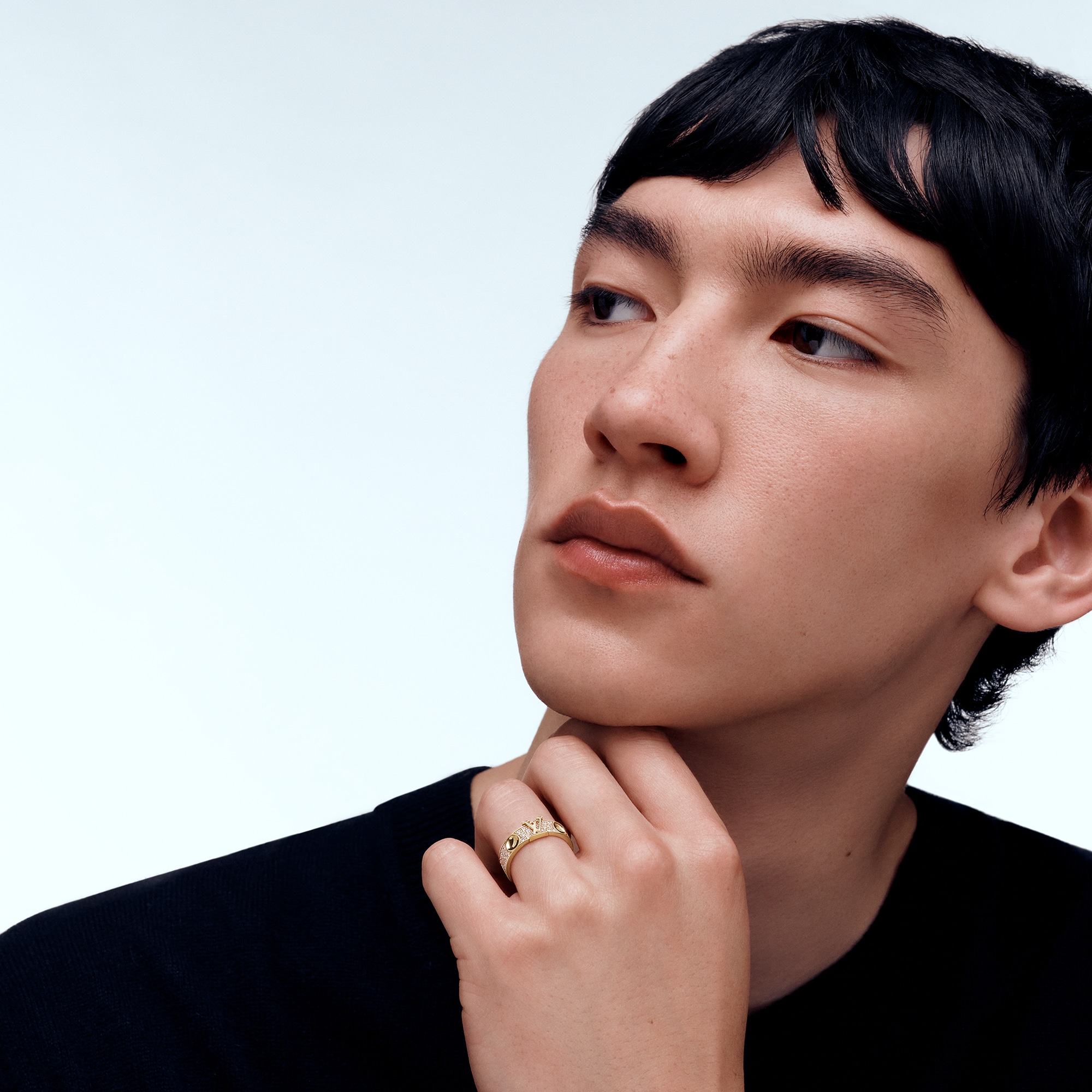  Catégories Toute la Joaillerie Bague Empreinte, or jaune et diamants | Louis Vuitton ® (Zoom produit)