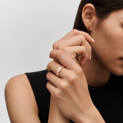 Discontinued Product Obs 12 Bague Empreinte, Or Rose | Louis Vuitton ® (Zoom produit)