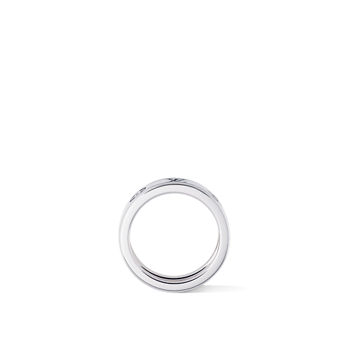 Catégories Bagues Bague fine Les Gastons Vuitton, or blanc | Louis Vuitton ® (Zoom produit)