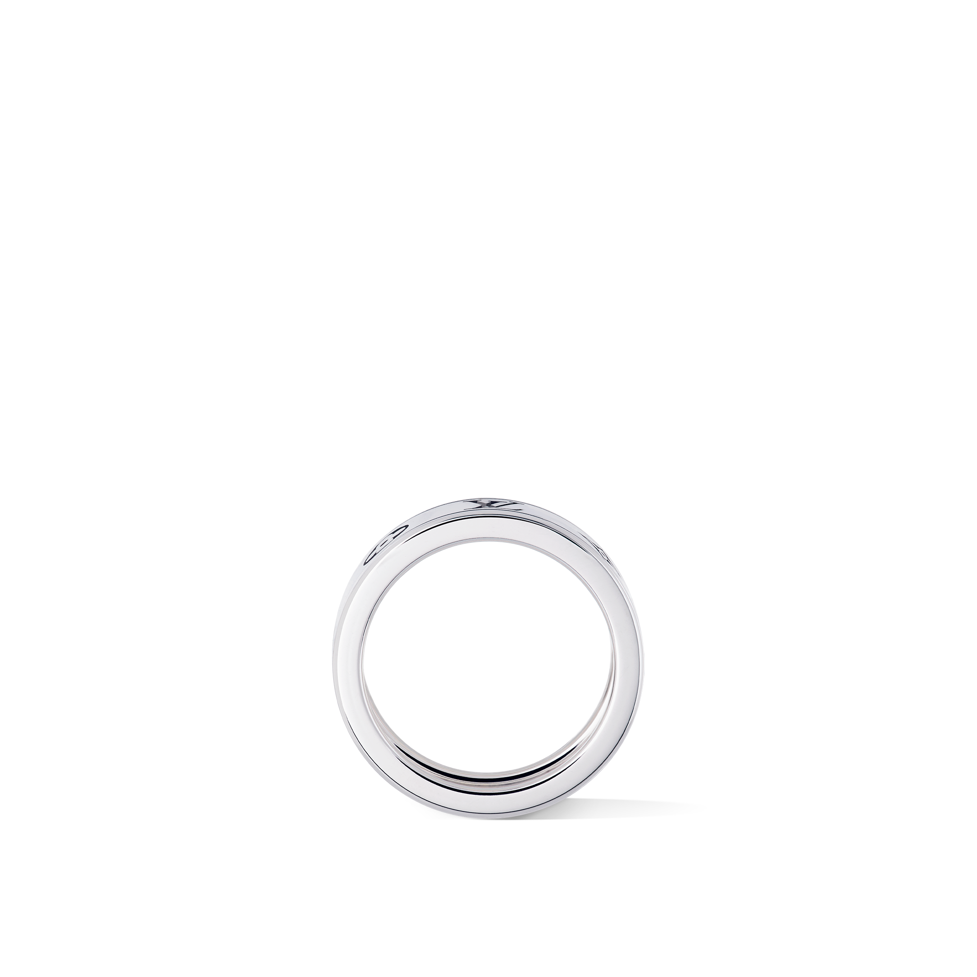  Catégories Bagues Bague fine Les Gastons Vuitton, or blanc | Louis Vuitton ® (Zoom produit)