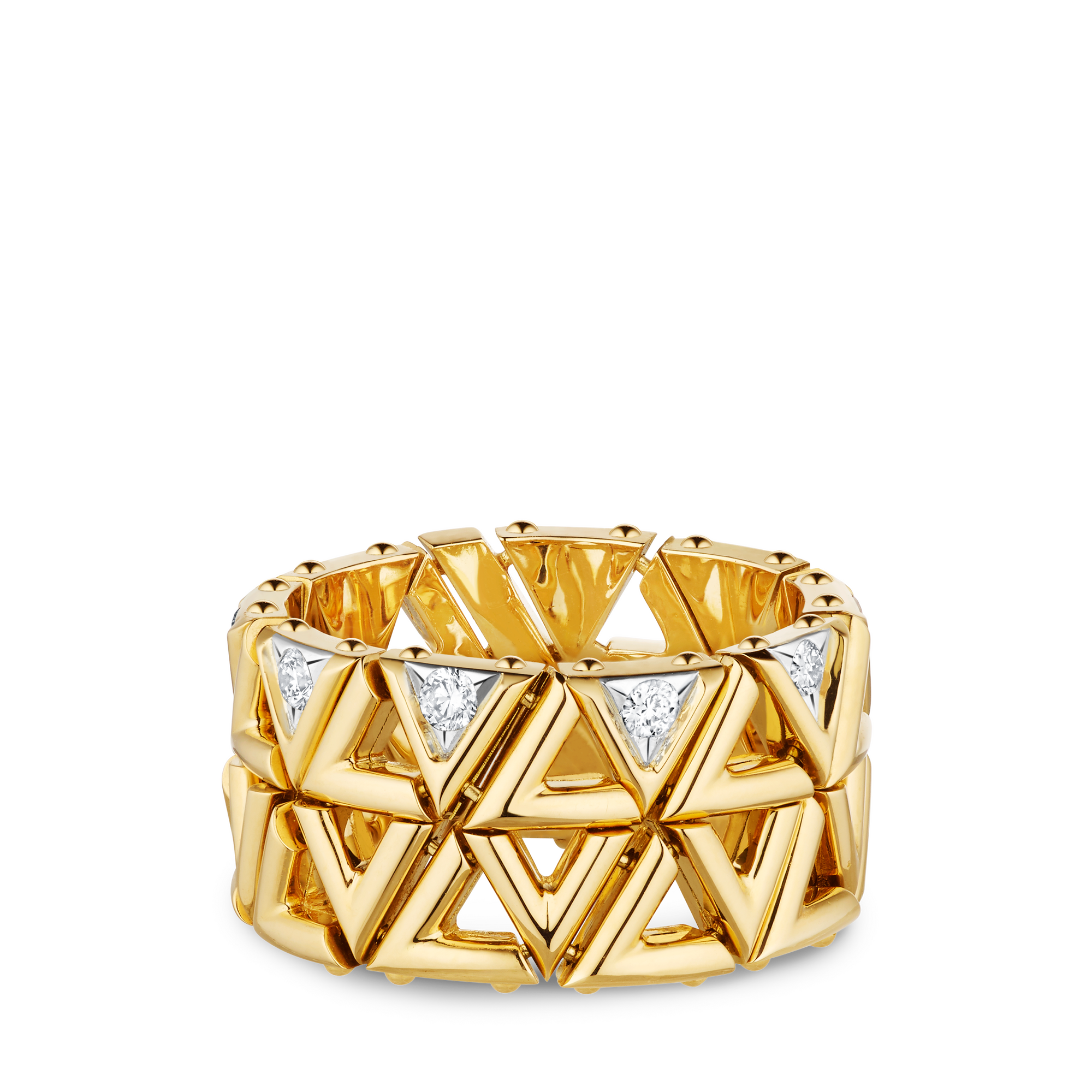  Catégories Toute la Joaillerie Bague LV Volt, or jaune et diamants | Louis Vuitton ® (Zoom produit)
