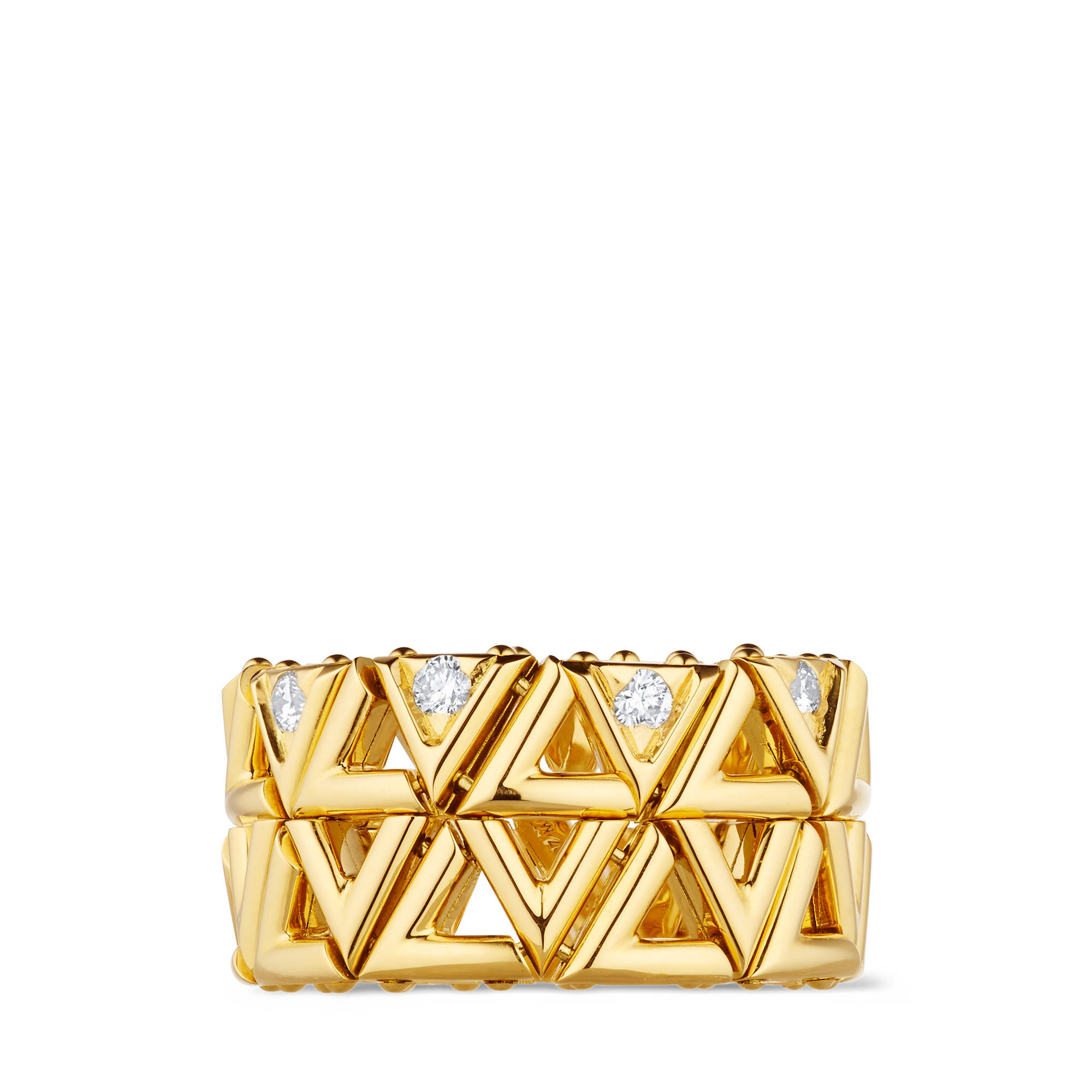  Catégories Toute la Joaillerie Bague LV Volt, or jaune et diamants | Louis Vuitton ® (Zoom produit)