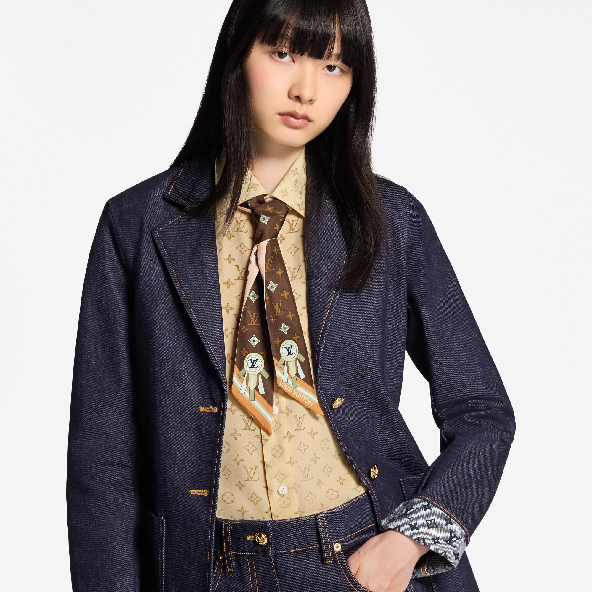 S00 Accessoires Carrés de Soie et Bandeaux Bandeau BB From The Cloud | Louis Vuitton ® (Zoom produit)