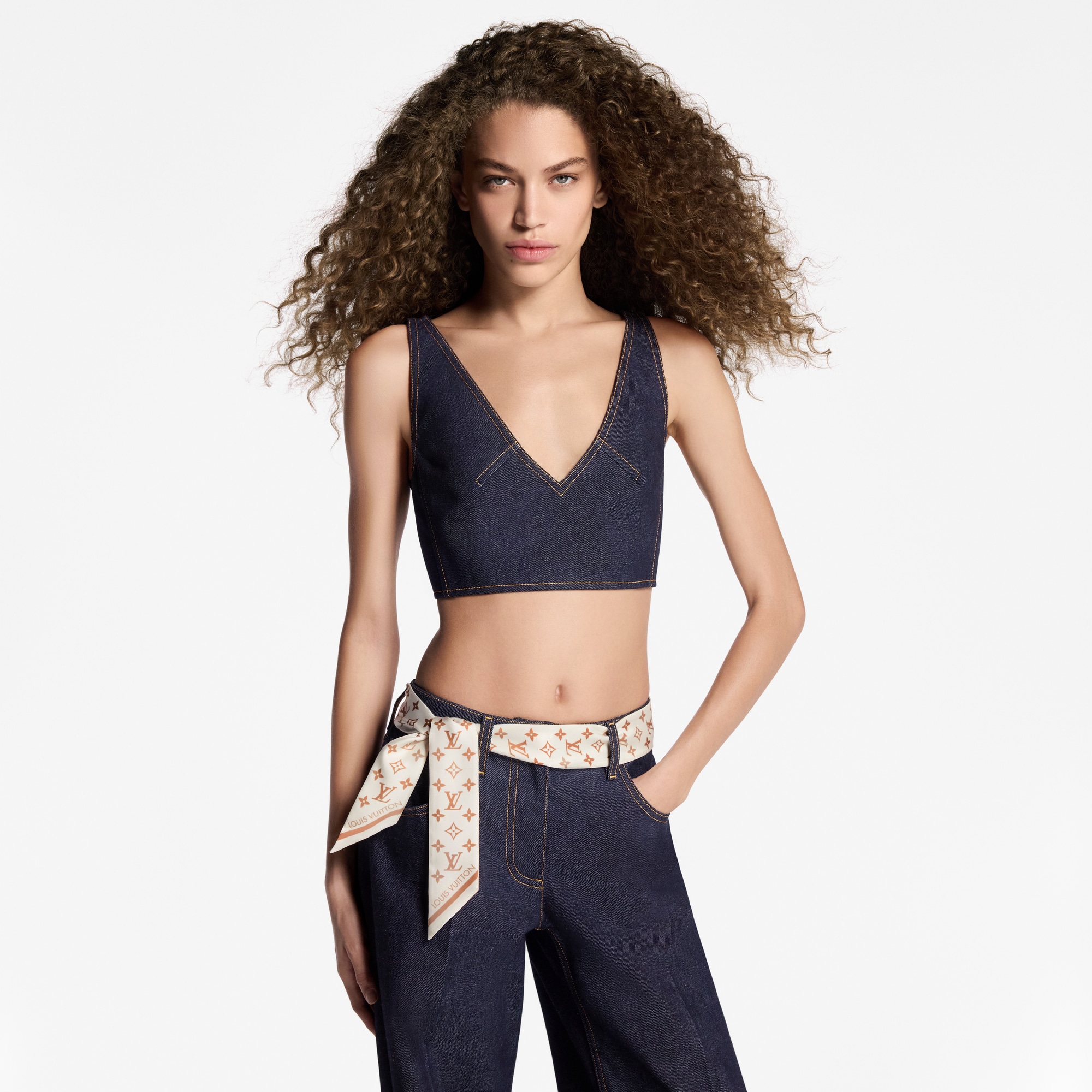 S00 Accessoires Carrés de Soie et Bandeaux Bandeau BB Sunrise Aquarelle | Louis Vuitton ® (Zoom produit)