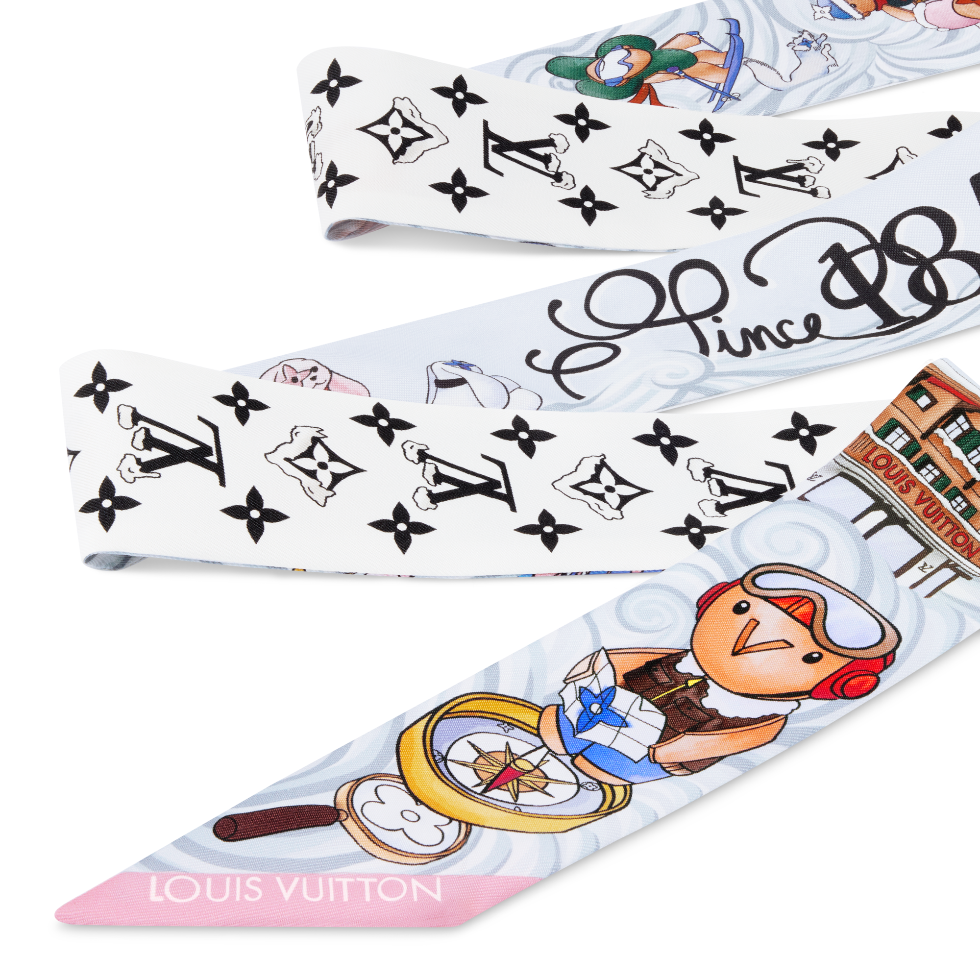 S00 Accessoires Carrés de Soie et Bandeaux Bandeau BB Vivienne Winter Holiday | Louis Vuitton ® (Zoom produit)