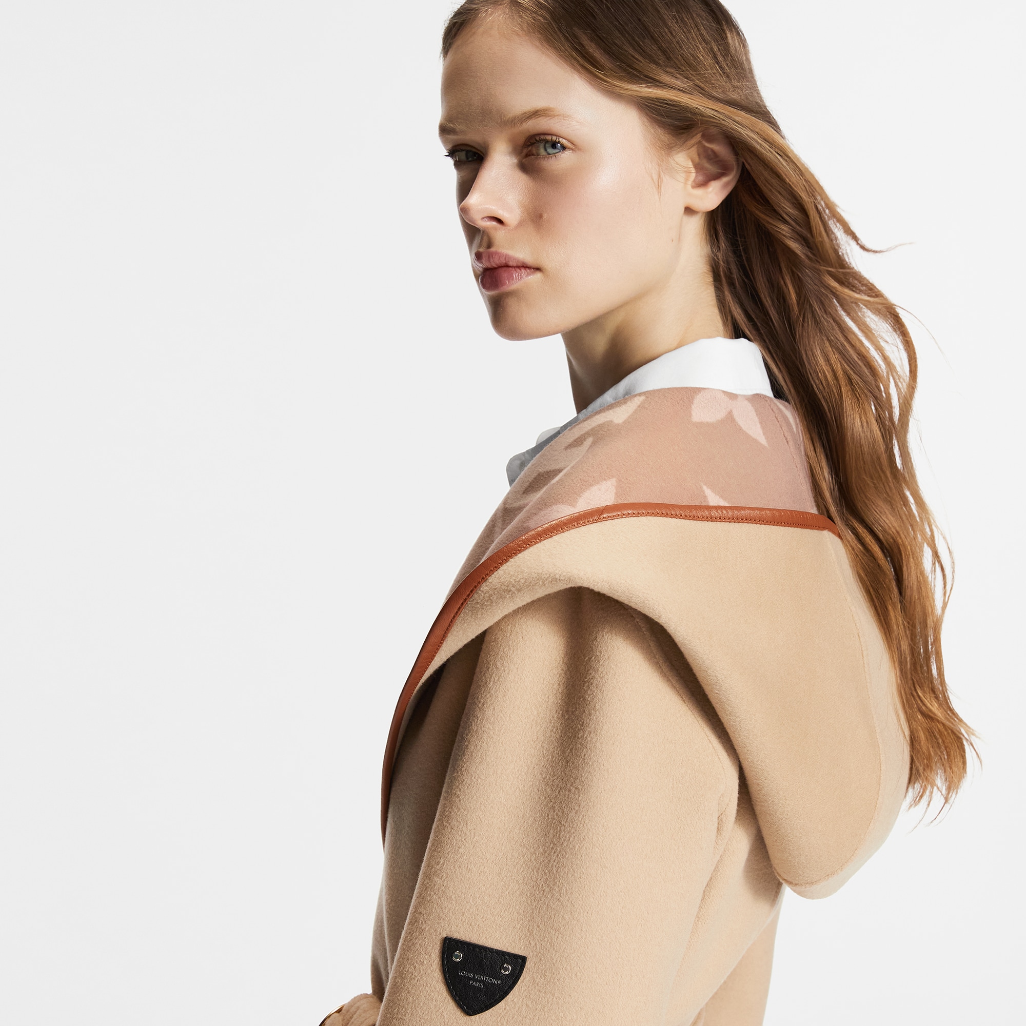  Ready-to-Wear Coats and Jackets Belted Double Face Hooded Wrap Coat | Louis Vuitton ® (Product zoom)