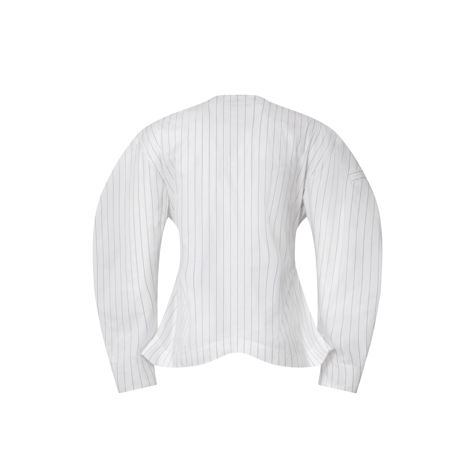  Ready-to-Wear Tops Bib Front Striped Blouse | Louis Vuitton ® (Product zoom)