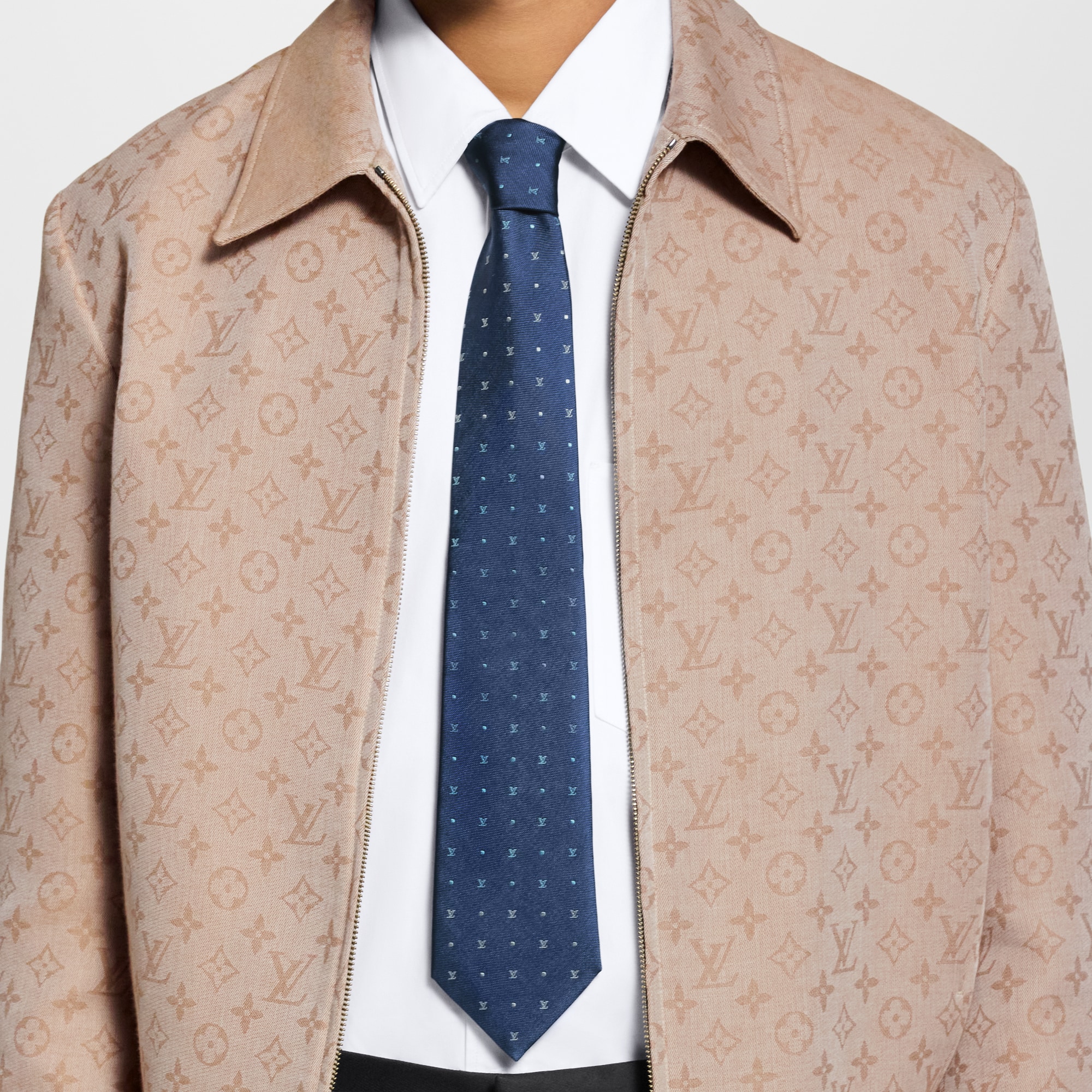 S00 Accessories Ties and Pocket Squares Blason Dots Tie | Louis Vuitton ® (Product zoom)