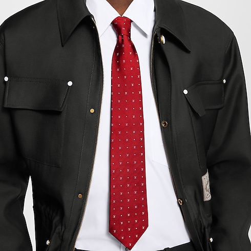 S00 Accessories Ties and Pocket Squares Blason Dots Tie | Louis Vuitton ® (Product zoom)