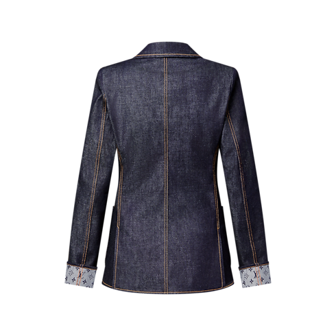 Prêt-à-Porter Manteaux et Vestes Blazer preppy en denim | Louis Vuitton ® (Zoom produit)