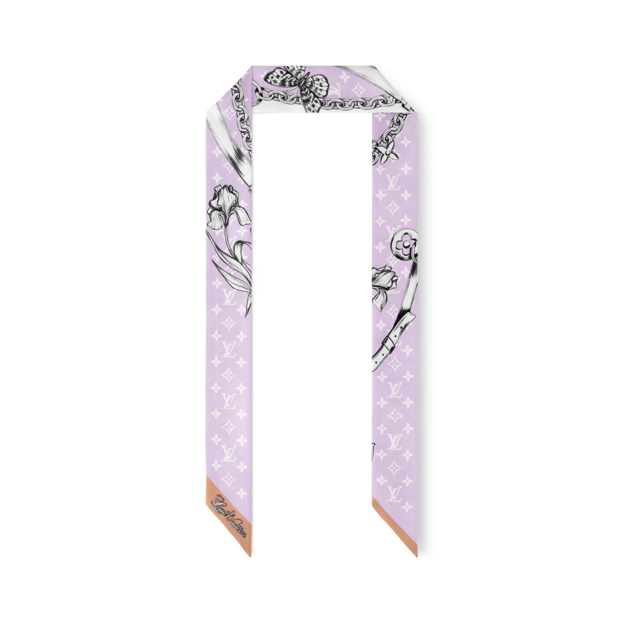 S00 Accessories Silk Squares and Bandeaus  Blooming Monogram  BB Bandeau | Louis Vuitton ® (Product zoom)