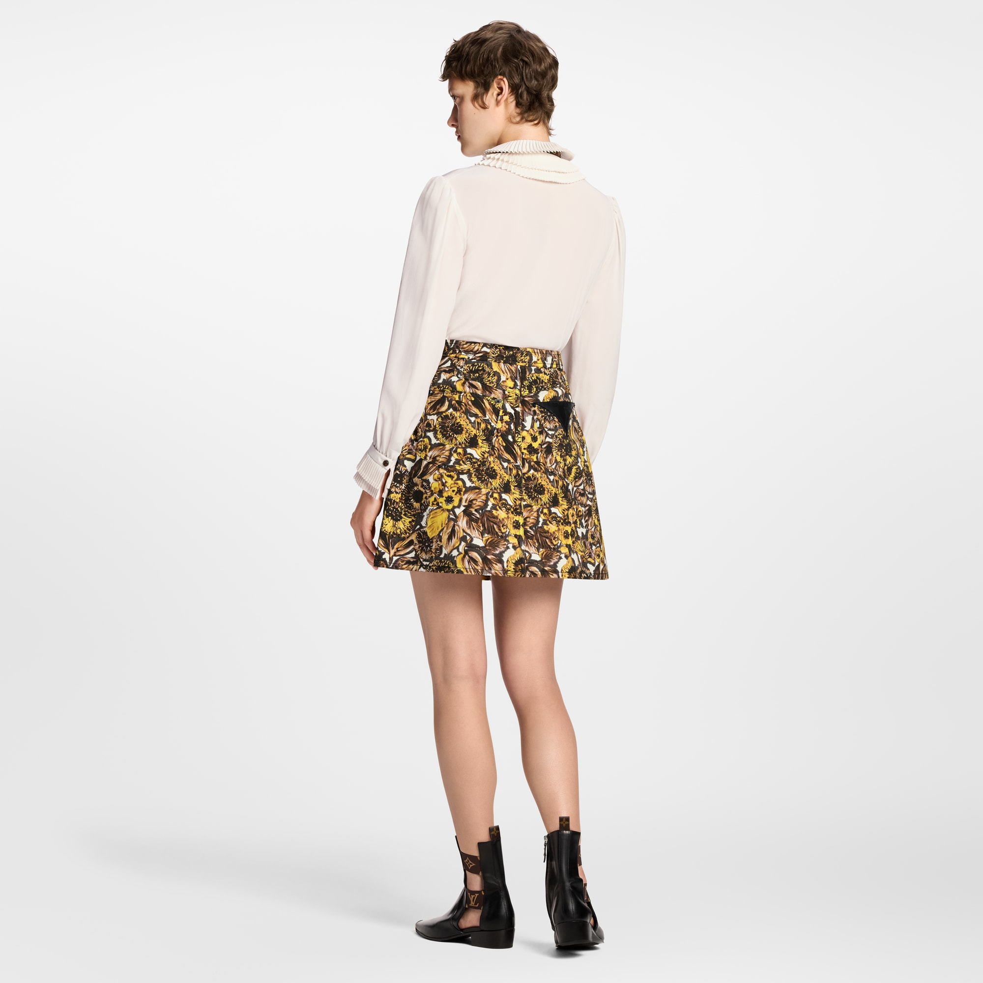  Prêt-à-Porter Hauts Blouse à col plissé | Louis Vuitton ® (Zoom produit)