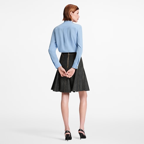 Prêt-à-Porter Hauts Blouse à lavallière | Louis Vuitton ® (Zoom produit)