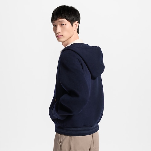 Prêt-à-Porter Tout le Prêt-à-Porter Blouson à capuche double-face en cachemire | Louis Vuitton ® (Zoom produit)