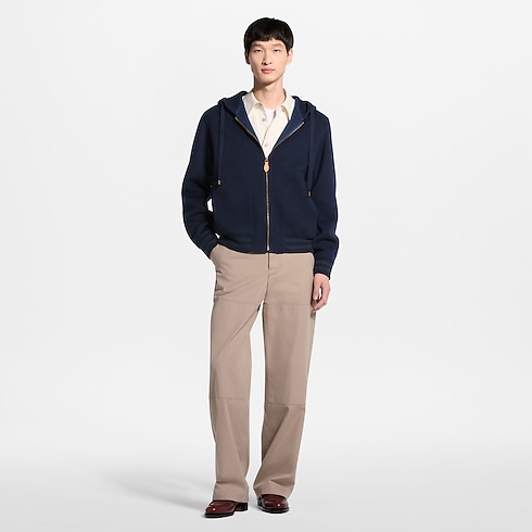 Prêt-à-Porter Tout le Prêt-à-Porter Blouson à capuche double-face en cachemire | Louis Vuitton ® (Zoom produit)