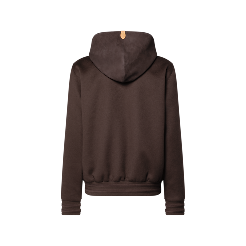 Prêt-à-Porter Tout le Prêt-à-Porter Blouson à capuche en cuir et cachemire | Louis Vuitton ® (Zoom produit)