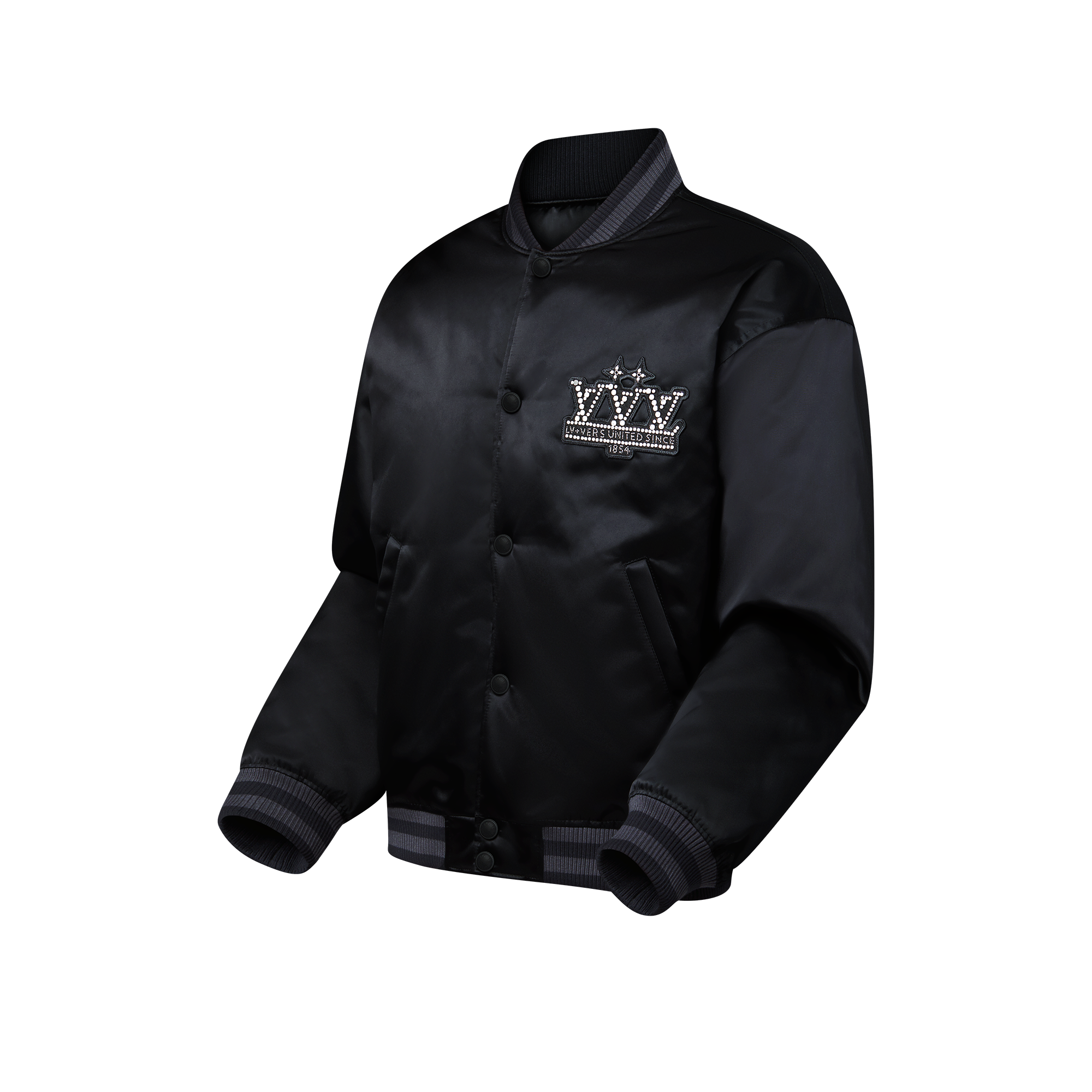  Prêt-à-Porter Manteaux et Blousons Blouson baseball ornementé en nylon | Louis Vuitton ® (Zoom produit)