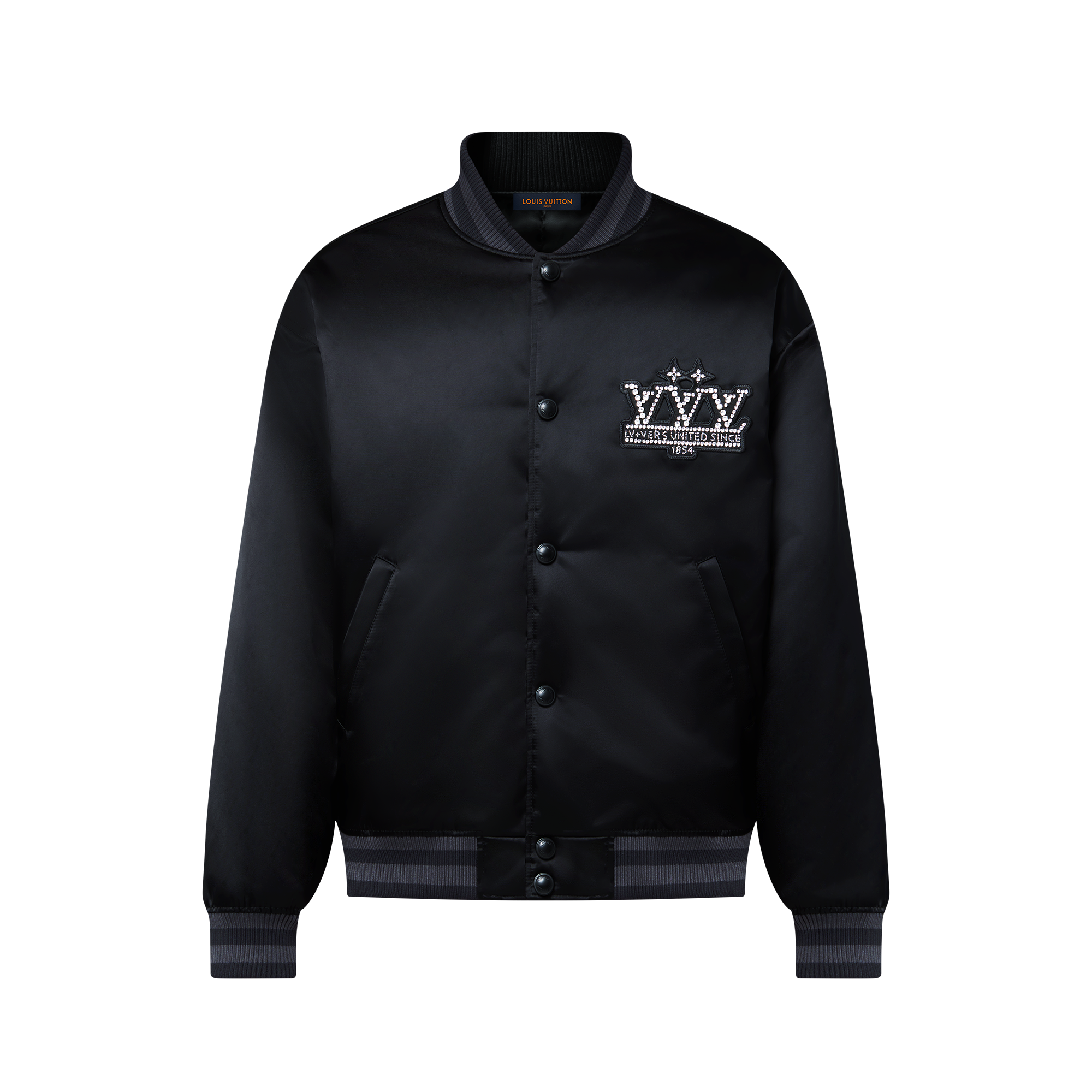  Prêt-à-Porter Manteaux et Blousons Blouson baseball ornementé en nylon | Louis Vuitton ® (Zoom produit)