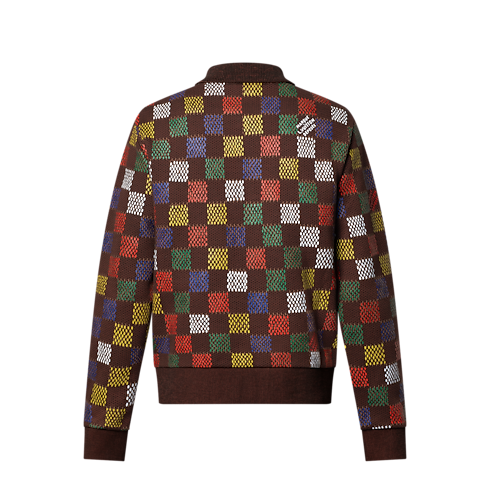 Prêt-à-Porter Tout le Prêt-à-Porter Blouson Damier Jacquard en jersey de coton | Louis Vuitton ® (Zoom produit)