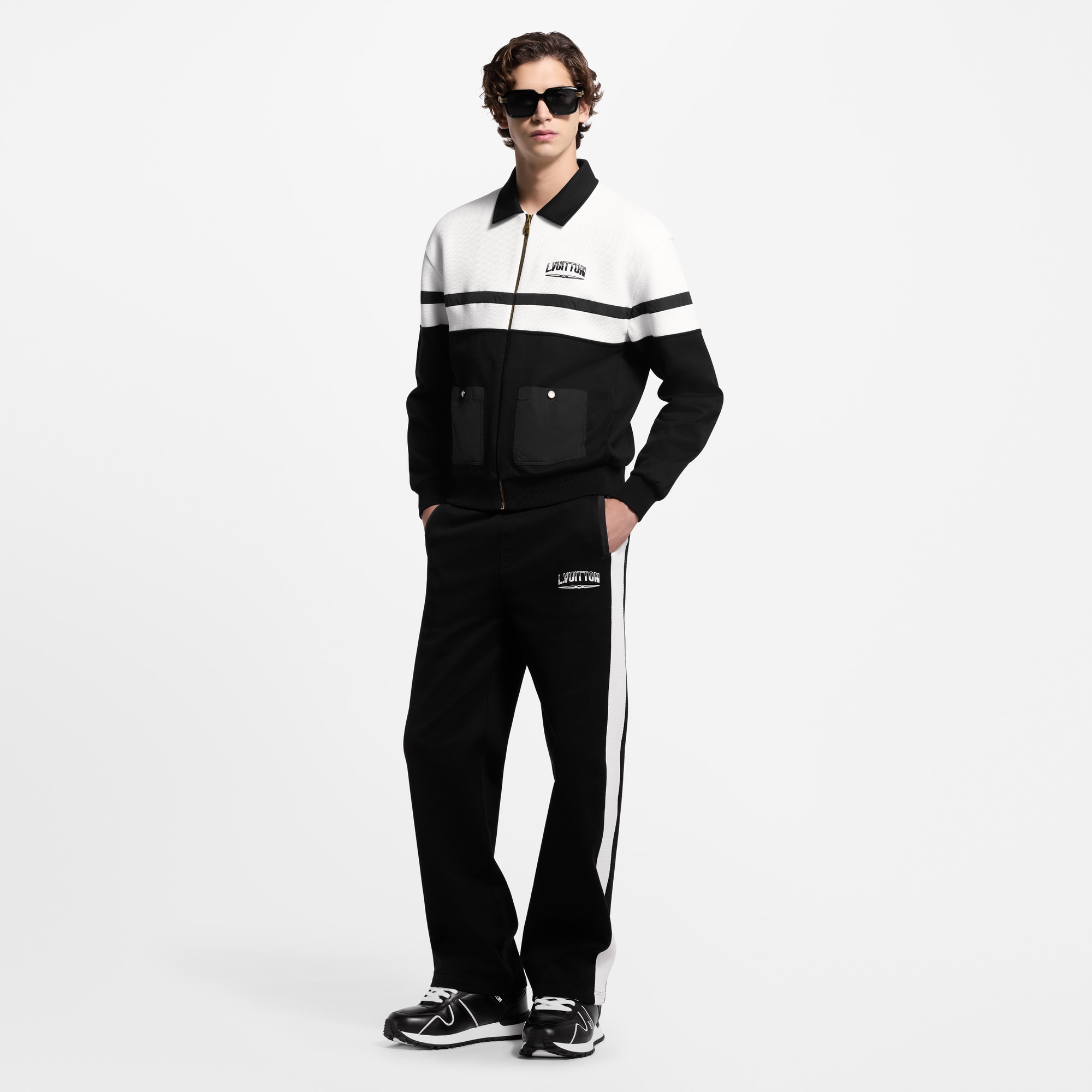  Prêt-à-Porter Tout le Prêt-à-Porter Blouson en jersey bi-matière | Louis Vuitton ® (Zoom produit)