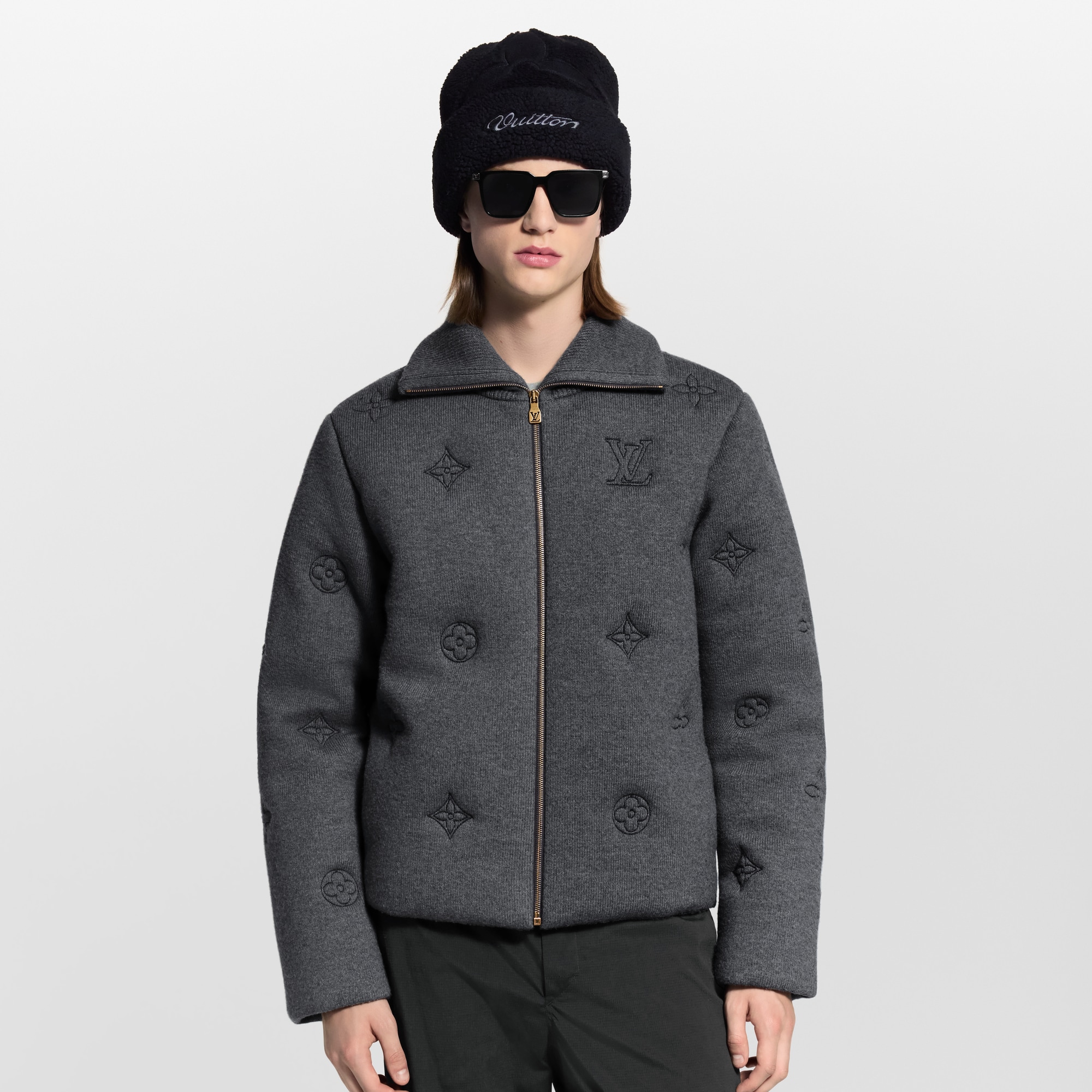  Homme LV Ski Blouson fourré en maille Monogram | Louis Vuitton ® (Zoom produit)