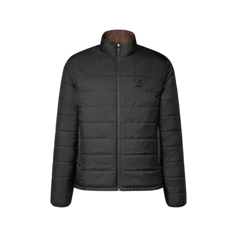 Blouson léger matelassé réversible Monogram vue de face